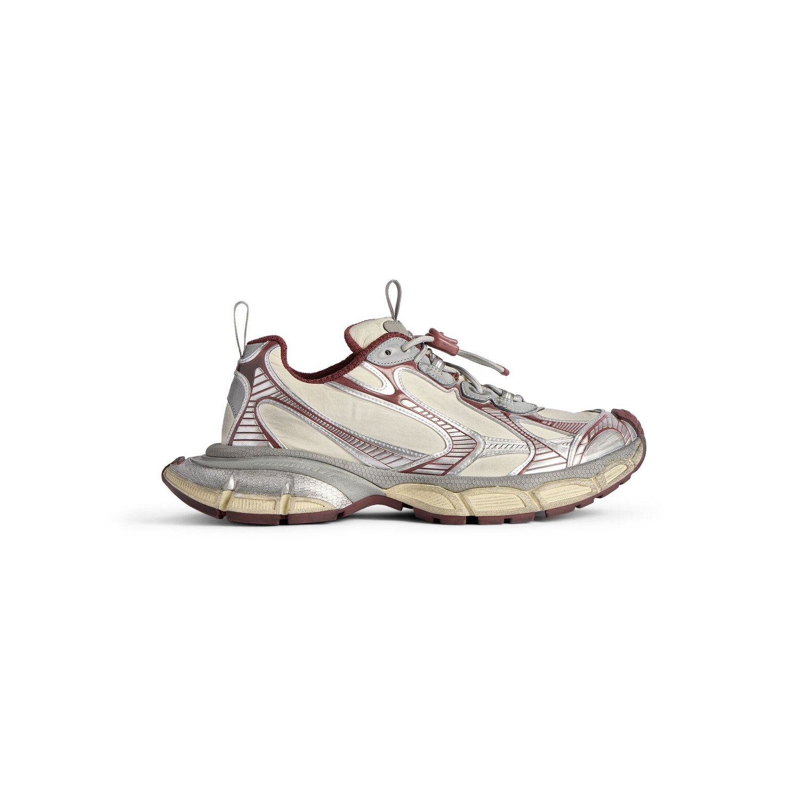 3XL Nylon Beige and Brown Polyurethane and Polyester Sports Shoes